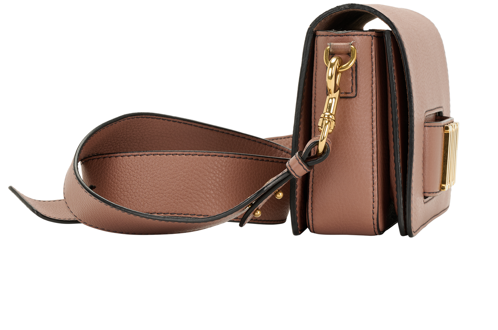 DioRevolution Flap, &pound;850, Handbags, Brown, Leather, Side view